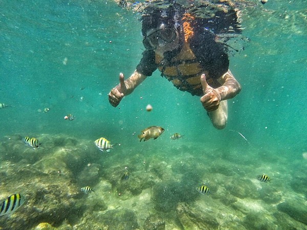 Snorkeling di Pantai Nglambor
