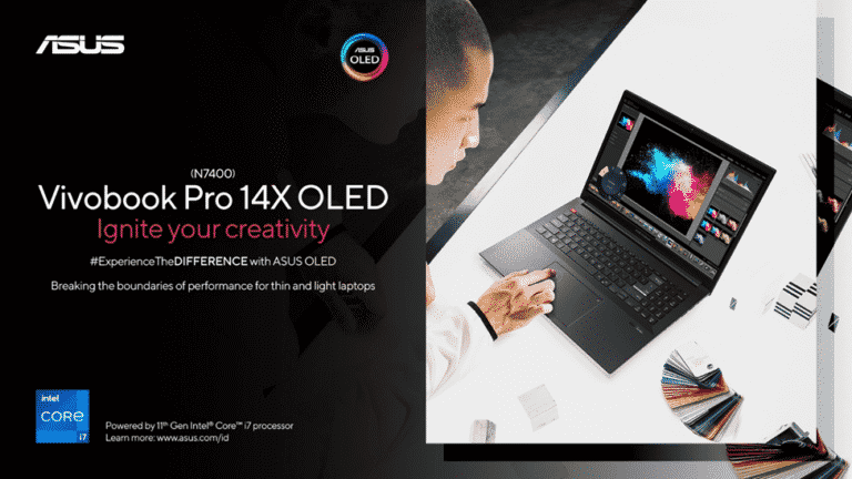 ASUS Vivobook Pro 14X OLED (N7400), Laptop Futuristik untuk Content Creator