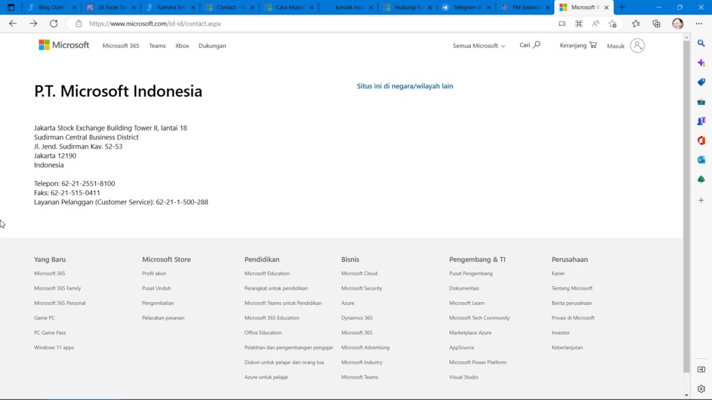 menghubungi dukungan microsoft indonesia
